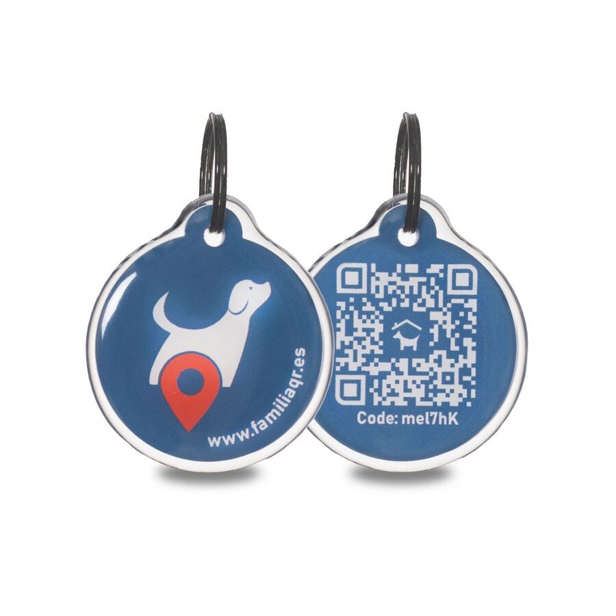 Identificador QR para mascotas – vista del producto